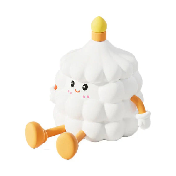 Creative glow, peaceful sleep, small lamp shines with gentle warmth.